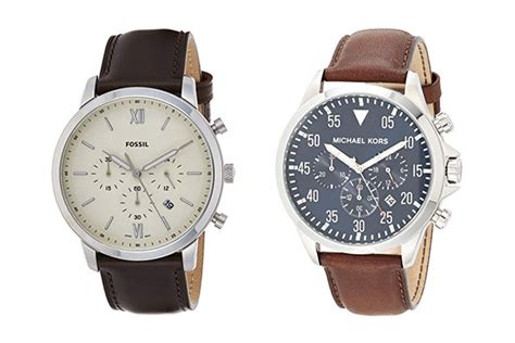 men briefcase michael kors versus fossil|Fossil Watches vs. Michael Kors – Watch Brand Comparison.